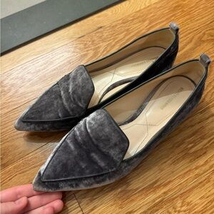 Nicholas Kirkwood velvet flats